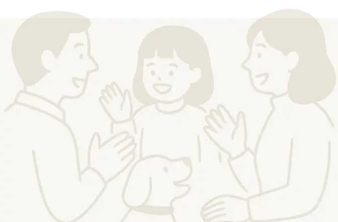 みんなで談笑